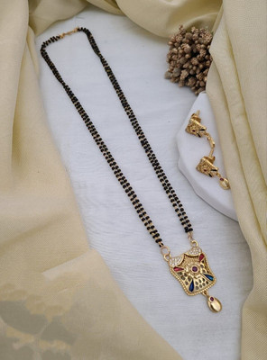 SHIVAY FASHION HUB Alloy Gold-plated Multicolor Jewellery Set(Pack of 1)