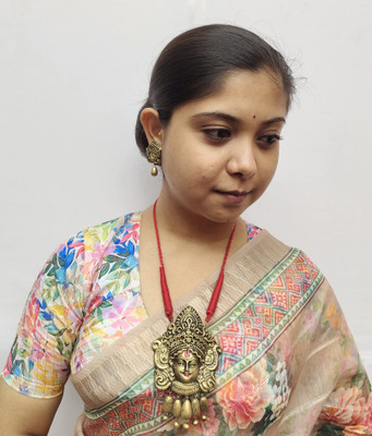 Devi creation Terracotta Gold Jewellery Set(Pack of 1)