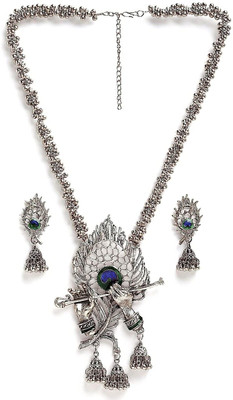 Kaima Oxidised Silver Silver Jewellery Set(Pack of 1)