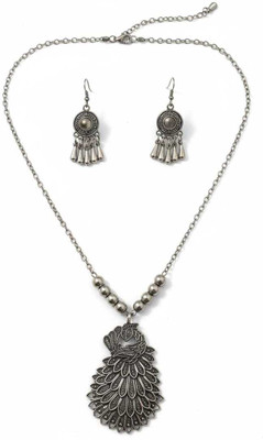 Surogya Brass Brass Silver Jewellery Set(Pack of 1)