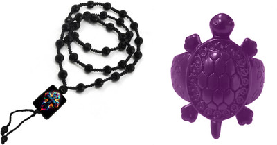 Dynamic Retail Global Dori, Alloy Black, Purple Jewellery Set(Pack of 1)