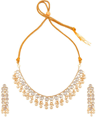 Styylo Jewels Brass Gold-plated Gold Jewellery Set(Pack of 3)