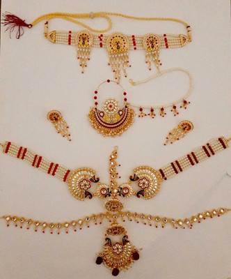 ramimitation Alloy Gold-plated Multicolor Jewellery Set(Pack of 4)