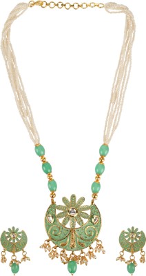 Kord Store Alloy Green Jewellery Set(Pack of 1)