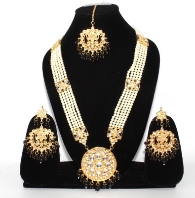 Shining Angel Alloy Silver Multicolor Jewellery Set(Pack of 4)