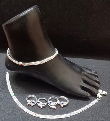 SONU SELECT Alloy Silver Jewellery Set(Pack of 1)