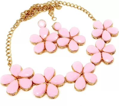 CATALYST Brass Copper Pink Jewellery Set(Pack of 1)