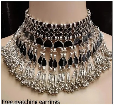 Samridhi DC Alloy Silver Jewellery Set(Pack of 1)