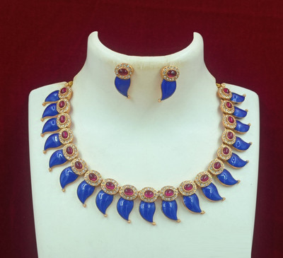 Shilpa Creation Brass Green Jewellery Set(Pack of 1)