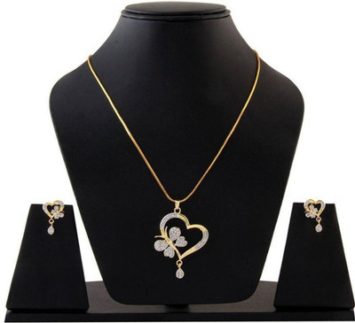 Bhagya Lakshmi Alloy Gold Jewellery Set(Pack of 1)
