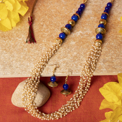 Angel In You Alloy Gold-plated Multicolor Jewellery Set(Pack of 1)