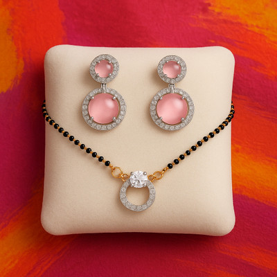 aklina Alloy Gold-plated Silver, Gold Jewellery Set(Pack of 1)