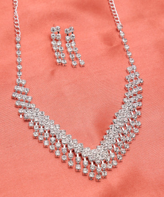 SOHI Alloy Silver Silver Jewellery Set(Pack of 1)