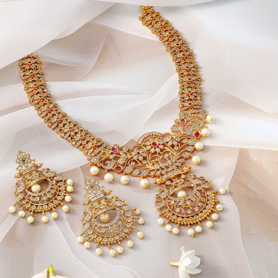 RUBANS Brass Gold-plated Gold Jewellery Set(Pack of 2)