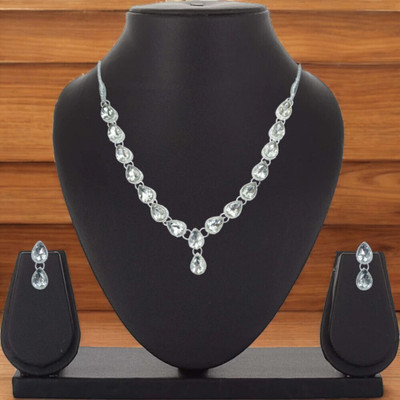 Imitako Ejiji Alloy Silver Silver Jewellery Set(Pack of 1)