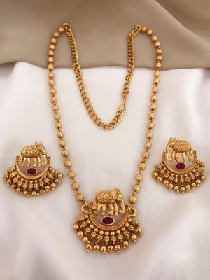 Radian Alloy Gold-plated Gold Jewellery Set(Pack of 1)