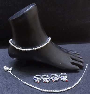 SONU SELECT Alloy Silver Jewellery Set(Pack of 1)