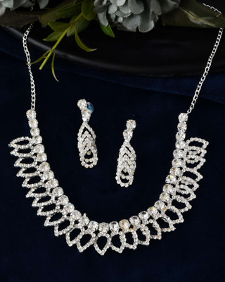 Jewels Nest Stainless Steel Silver Silver Jewellery Set(Pack of 3)