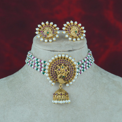 DC Alloy Multicolor Jewellery Set(Pack of 1)