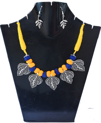 A S enterprize Oxidised Silver Multicolor Jewellery Set(Pack of 1)