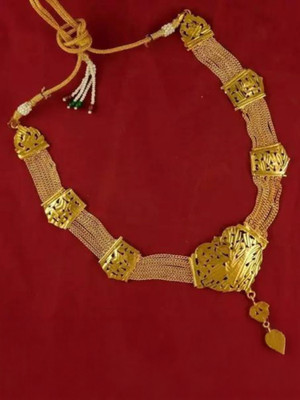 SGN FASHION Brass Gold-plated Gold Jewellery Set(Pack of 1)