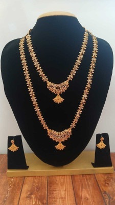 mgm colletion Copper Multicolor Jewellery Set(Pack of 1)