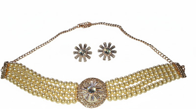 BBM Alloy Rose Gold Jewellery Set(Pack of 1)