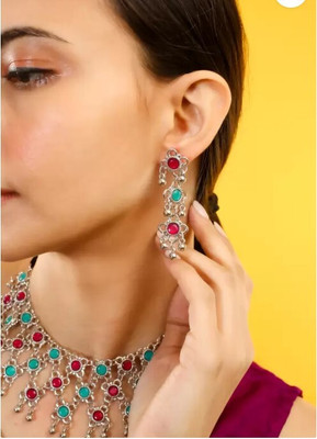 Samridhi DC Alloy Silver Jewellery Set(Pack of 1)