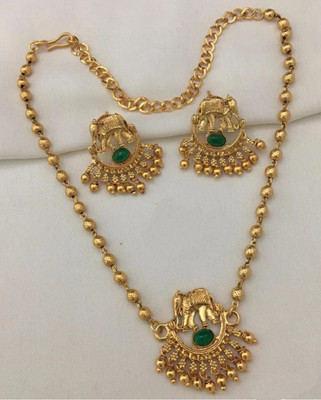 Radian Alloy Gold-plated Gold Jewellery Set(Pack of 1)