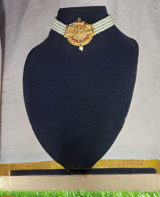SVB Brass White Jewellery Set(Pack of 1)