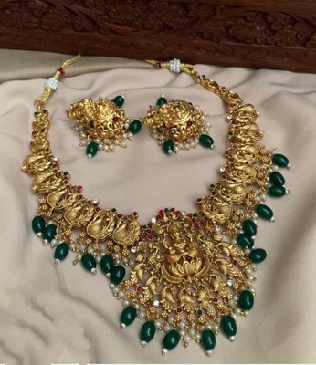 REDMOD Alloy Gold-plated Gold Jewellery Set(Pack of 1)