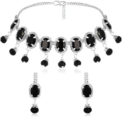 RAHUL TRADERS Alloy Black Jewellery Set(Pack of 1)