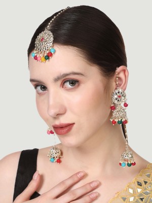 Bhana Jewells Brass Gold-plated Multicolor Jewellery Set(Pack of 3)