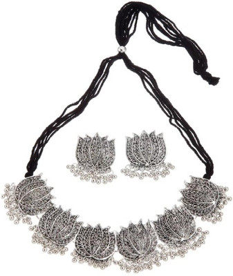 Mystory Alloy Silver Jewellery Set(Pack of 1)