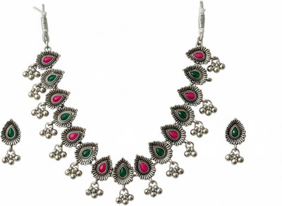 Ornafash Stainless Steel Silver Jewellery Set(Pack of 1)
