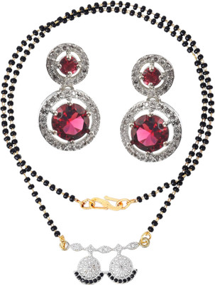 aklina Alloy Gold-plated Multicolor Jewellery Set(Pack of 1)