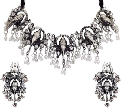 JMBW INTERNATIONAL Brass, Steel Silver Jewellery Set(Pack of 1)