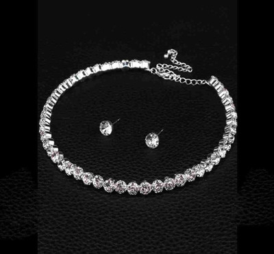 Ankit fashion Alloy Silver Silver Jewellery Set(Pack of 1)