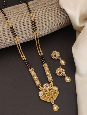 SHIVAY FASHION HUB Alloy Gold-plated Gold Jewellery Set(Pack of 1)