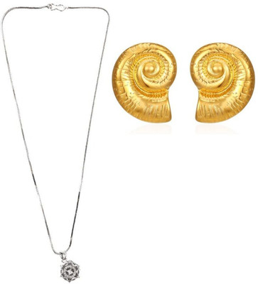 SRK Fashions Alloy Silver, Gold Jewellery Set(Pack of 1)