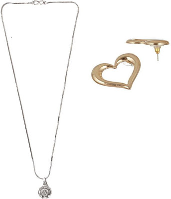 SRK Fashions Alloy Silver, Gold Jewellery Set(Pack of 1)