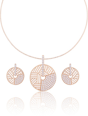 SNAPPY STORE Alloy Rose Gold Jewellery Set(Pack of 1)