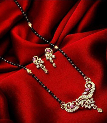 Mirav Alloy Gold-plated Multicolor Jewellery Set(Pack of 1)
