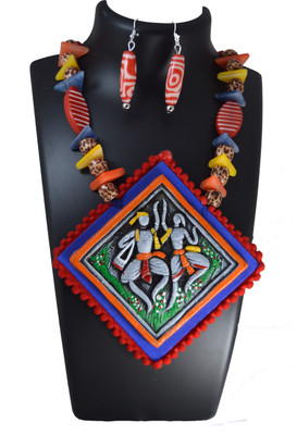 LIBNIQUE FASHION Clay Multicolor Jewellery Set(Pack of 1)