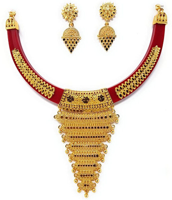 njj Zinc Red Jewellery Set(Pack of 1)