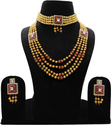 VIVA VIRAL Copper Gold-plated Gold, Gold Jewellery Set(Pack of 1)