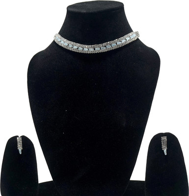 A2Z OfficeMart Alloy Silver Jewellery Set(Pack of 2)