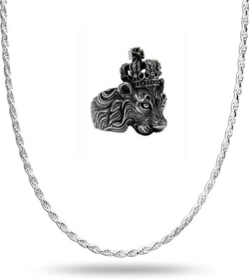 Vipunj Alloy, Stainless Steel Sterling Silver Silver Jewellery Set(Pack of 2)