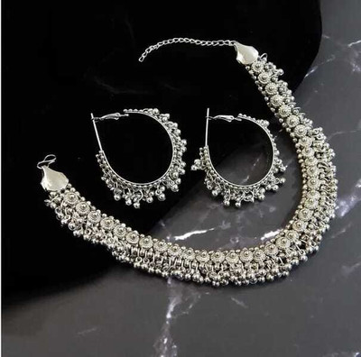 Mahadev ji Oxidised Silver Silver Jewellery Set(Pack of 1)