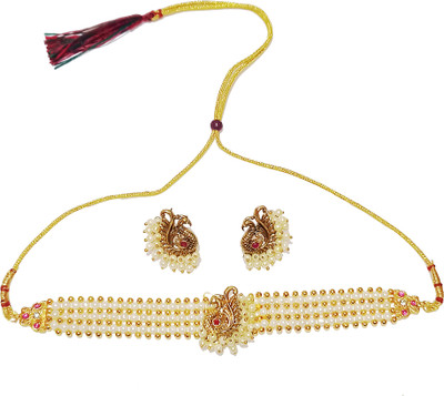 Shrungarika Alloy White, Multicolor Jewellery Set(Pack of 2)